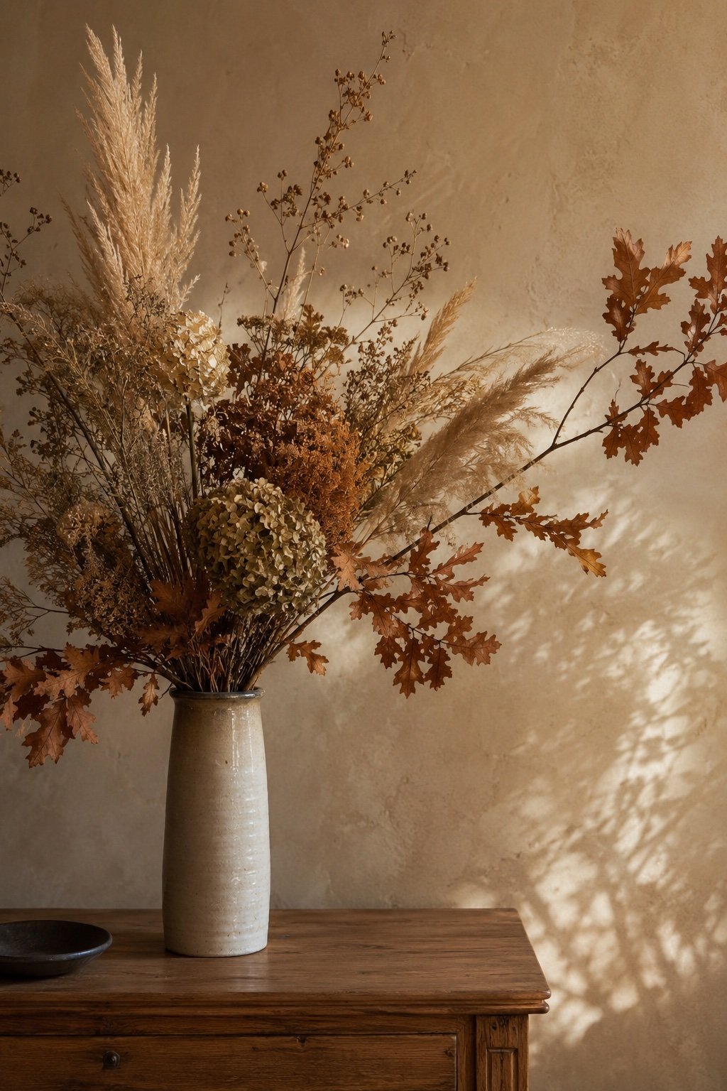 Dried Flower Arrangements: The Foraged Fall Decor Trend