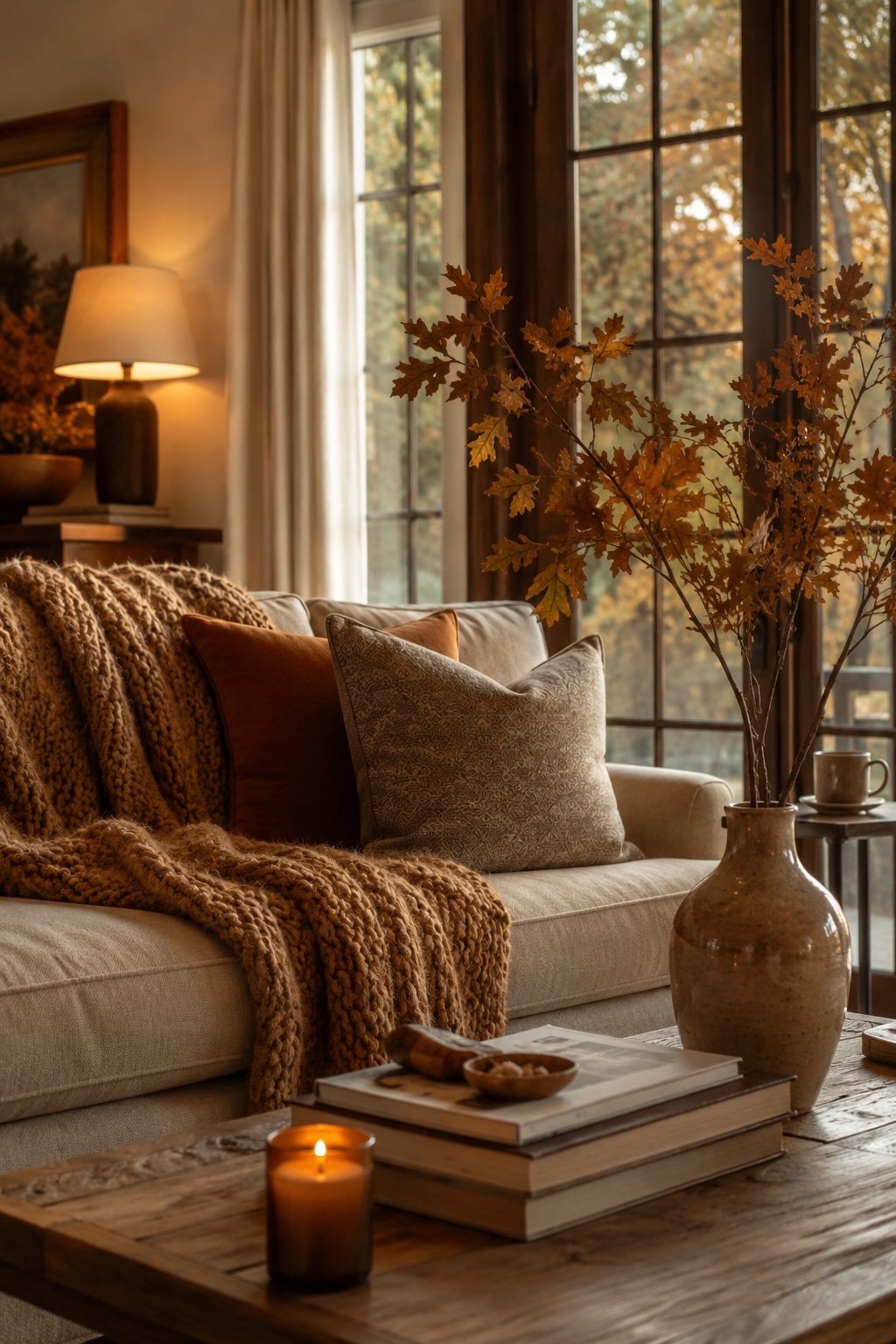 27 Cozy Fall Living Room Ideas That Feel Warm, Not Cluttered