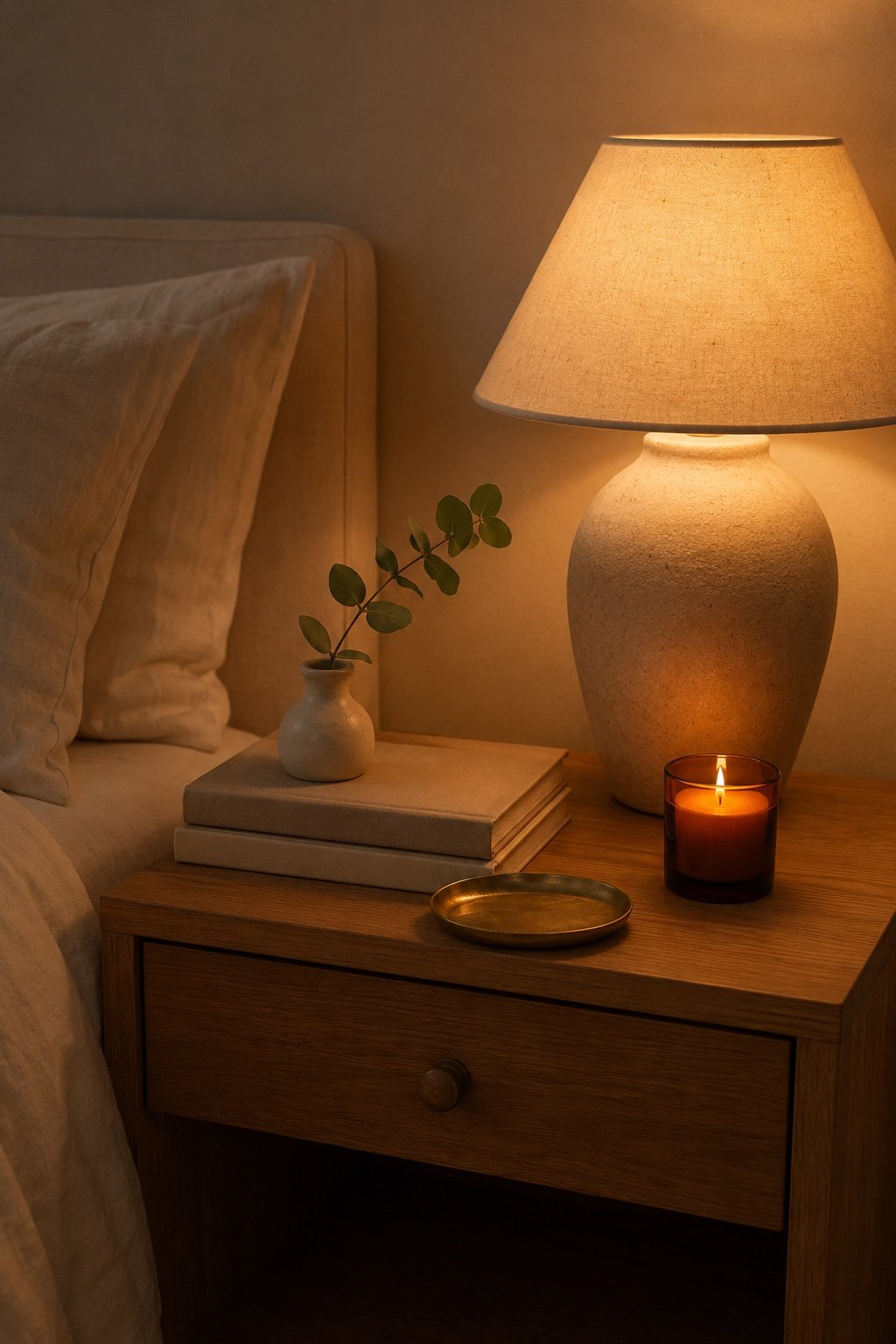 Nightstand Styling: The Five-Item Formula