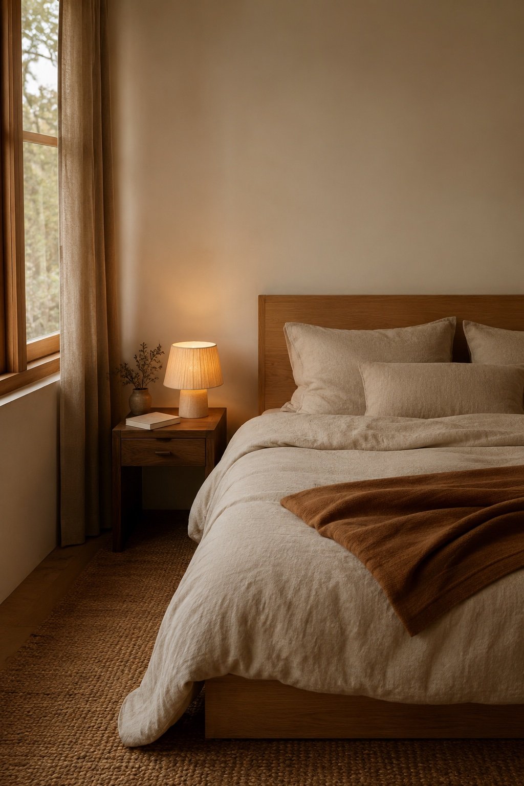 21 Warm Minimalist Bedroom Ideas for Better Evenings
