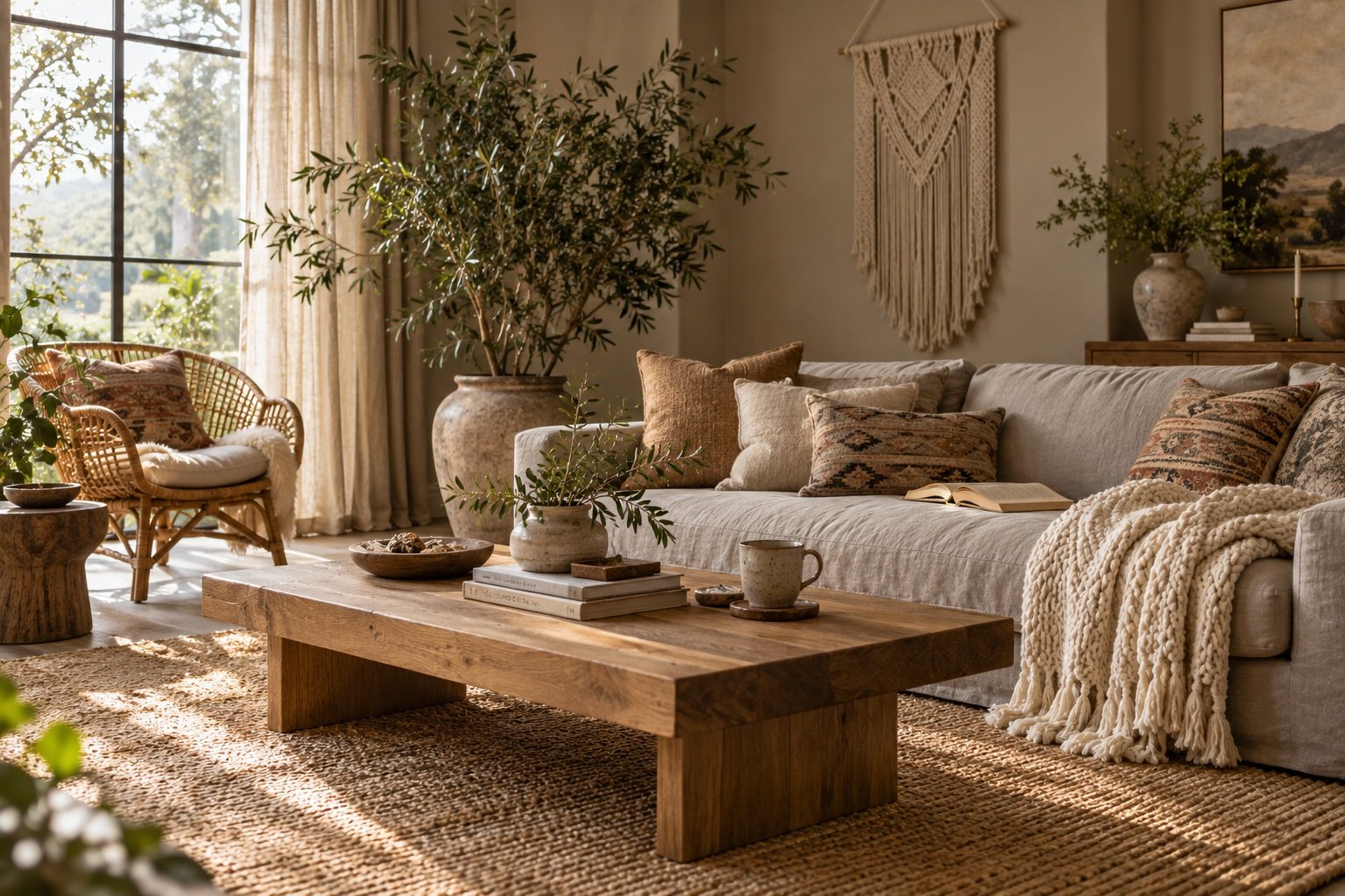 Gray Boho Living Room Ideas That Feel Warm, Not Cold