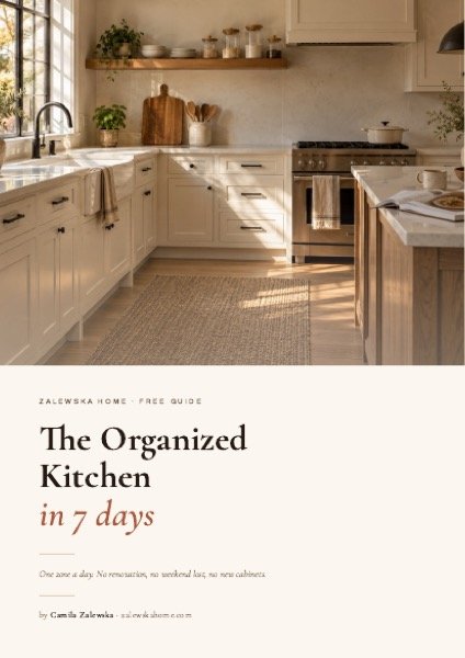 The Organized Kitchen in 7 Days guide cover
